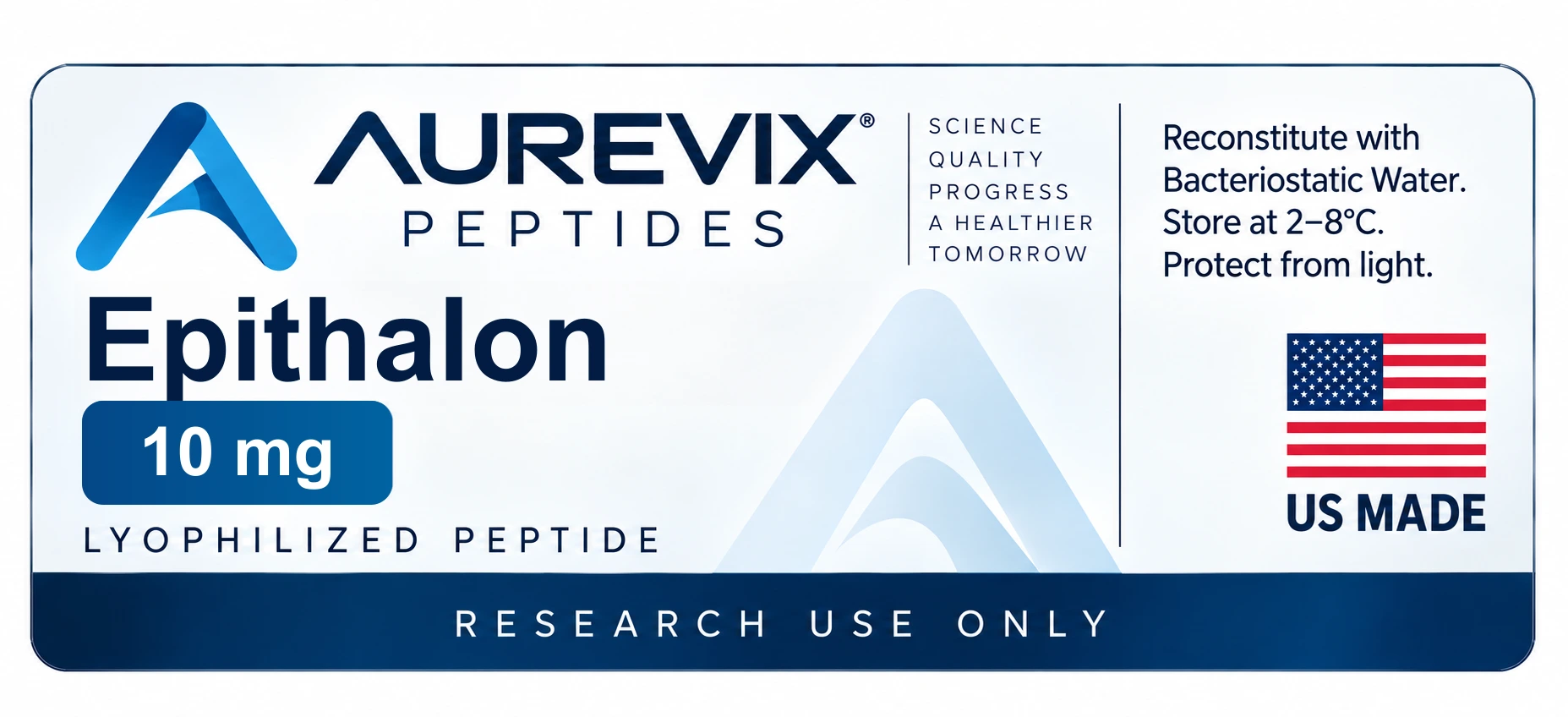 Label AUREVIX Epithalon 10mg