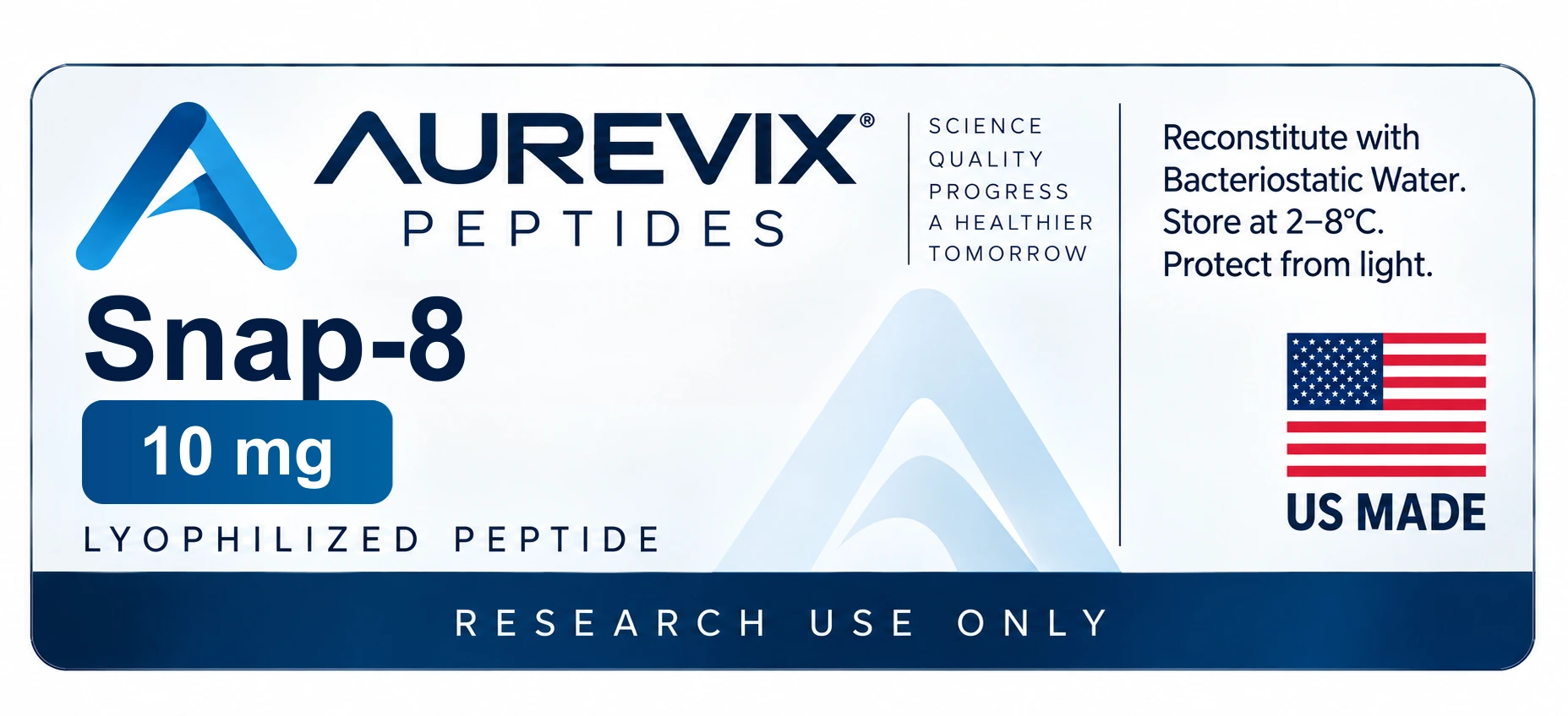 Label AUREVIX Snap-8 10mg