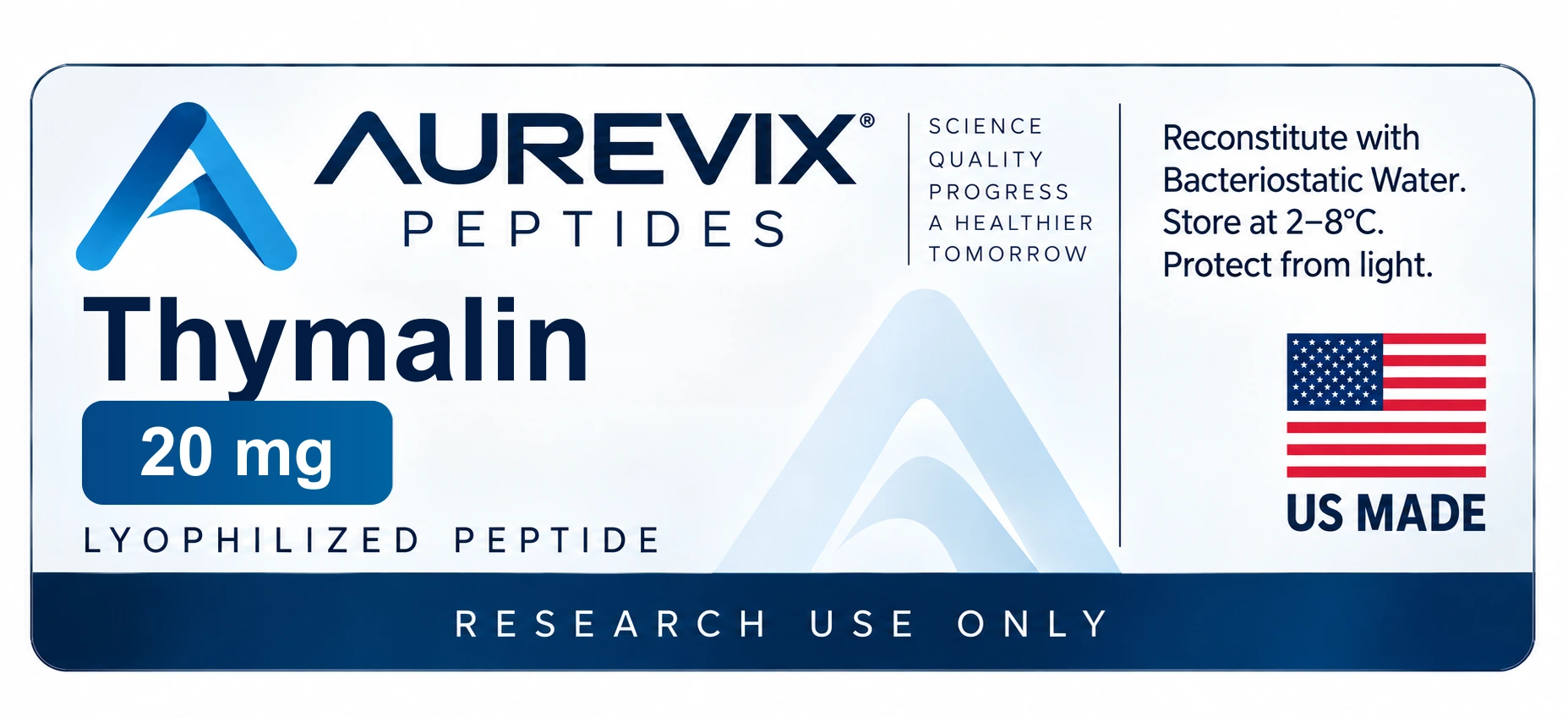 Label AUREVIX Thymalin 20mg